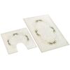 Bellatex Badematten-Set Rosen 3D, 60 x 100 cm, 60 x 50 cm