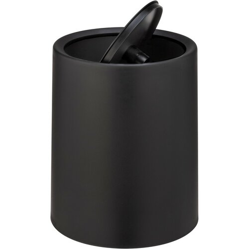 Wenko Coș de gunoi cu capac basculant Atri 6 l, negru