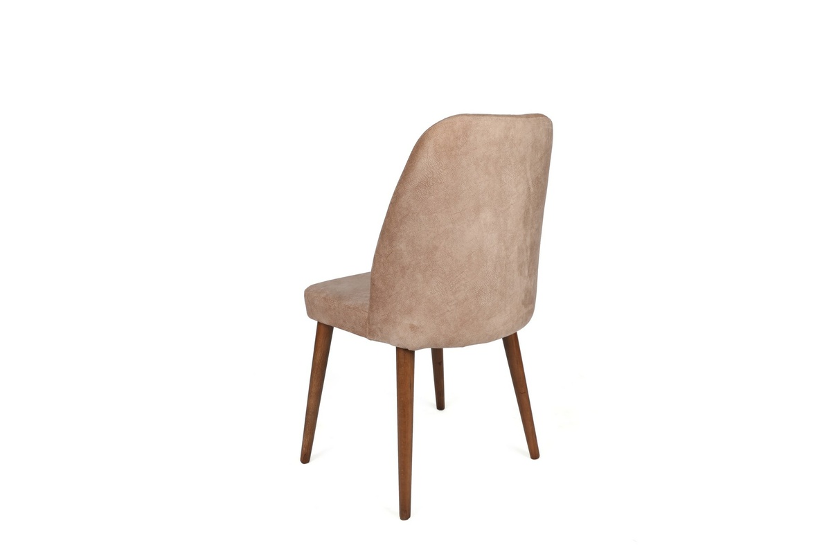 Súprava jedálenských stoličiek Alfa Beige and Walnut, 4 ks