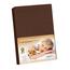 Bellatex Jersey prestieradlo s elastanom hnedá, 160 x 200 cm