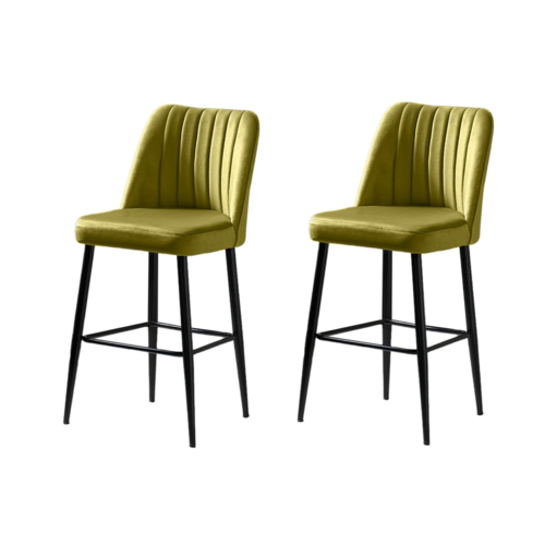 Barstuhl-Set Vento Green, 2 Stück