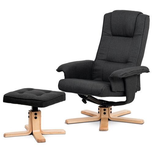 Scaun reglabil cu suport pentru picioare GREY2,gri