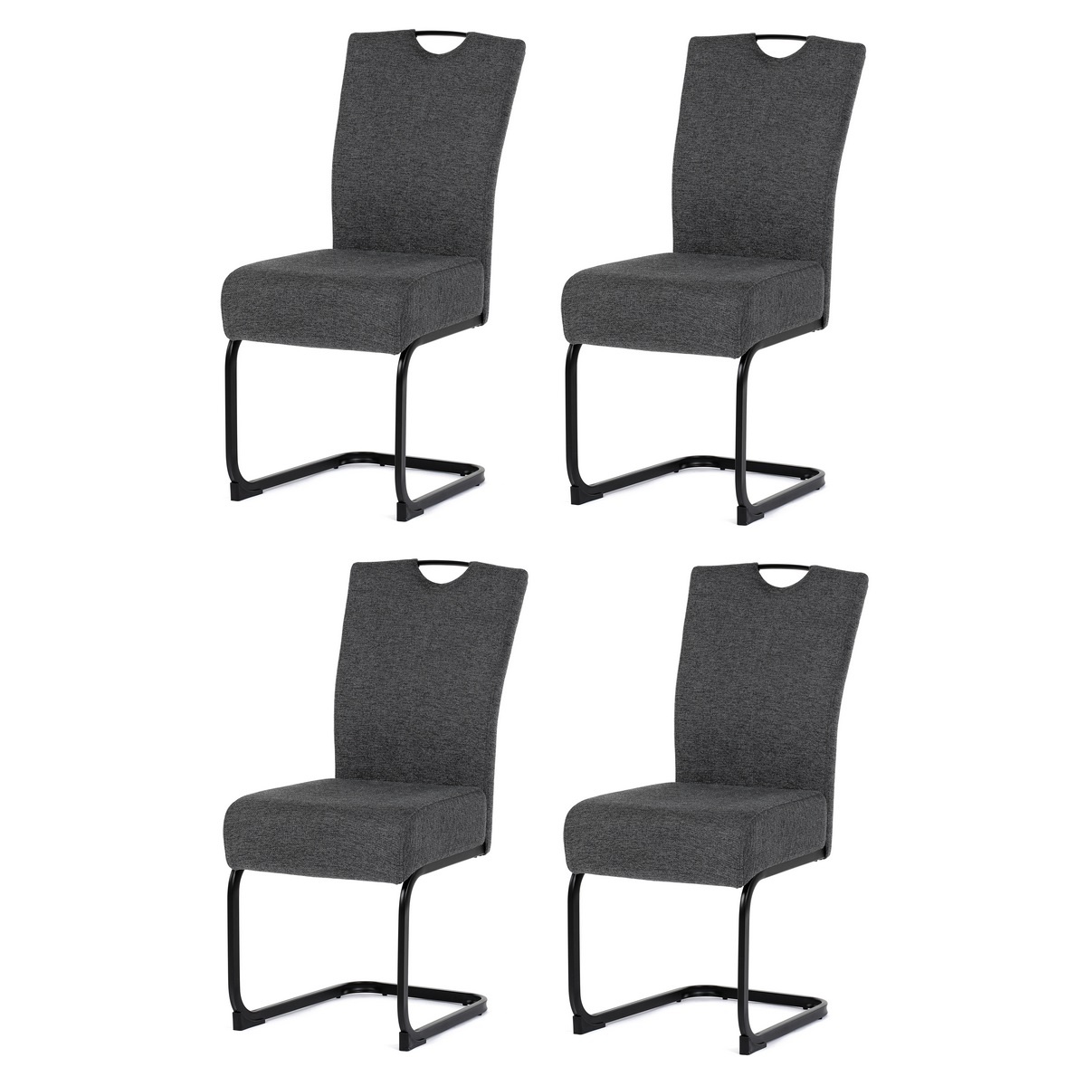 Set de scaune de sufragerie DCL-E2008 GREY2, 4buc., gri