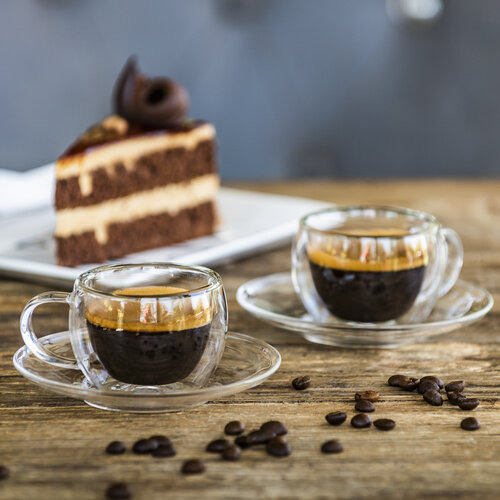 Pahare termo espresso 4Home Style Hot&Cool 80 ml, 2 buc.