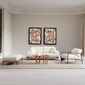 Taboret Eti Oak Pouffe White