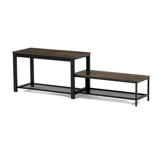 Set de 2 suporturi pentru pantofi, lemn vechi