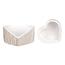 Set of concrete bowls in the shape of a heart, 2pcs