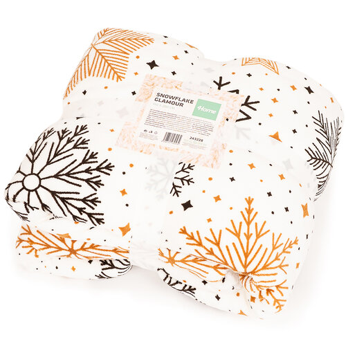 4Home gyapjú hatású pléd Snowflake Glamour, 150 x200 cm