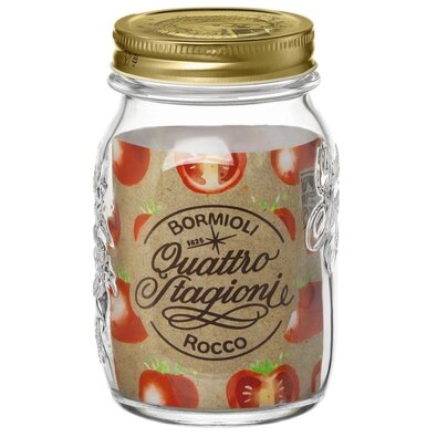 Bormioli Rocco Steklena posoda s pokrovom QuattroStagioni, 500 ml