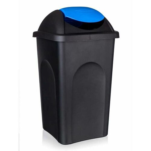 Fotografie Koš odpadkový MP 60 l, modré víko