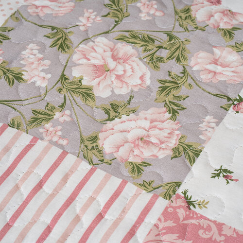 Cuvertură de pat 4Home Pink Rose Patchwork,220 x 240 cm