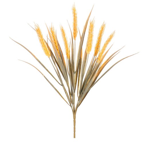 Gabonaköteg - műdísz, krémes-sárga színű, 20 x 40 cm