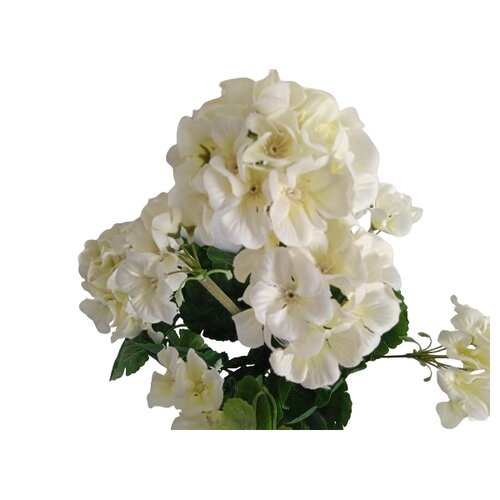 Floare artificială Muscată alb,  47 cm