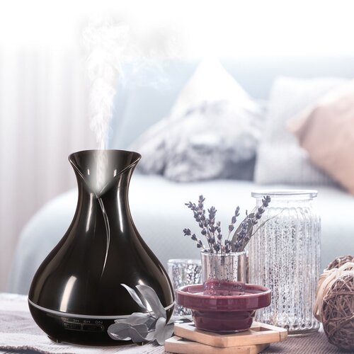 Sixtol Aroma difuzer Vulcan črni lesk, 350 ml