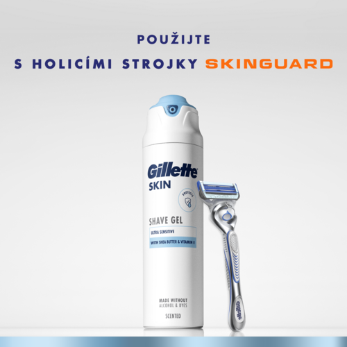 Gillette Żel do golenia Skin Ultra Sensitive 200 ml