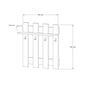 Wandgarderobe Carina Walnut