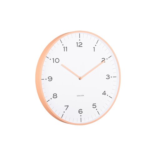 Karlsson 6011OR design falióra narancssárga, átmérő 40 cm