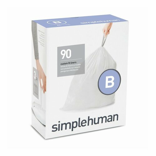 Saci de gunoi Simplehuman B 6 l, 90 buc.