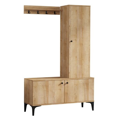 Zestaw do przedpokoju Lex Oak and Black