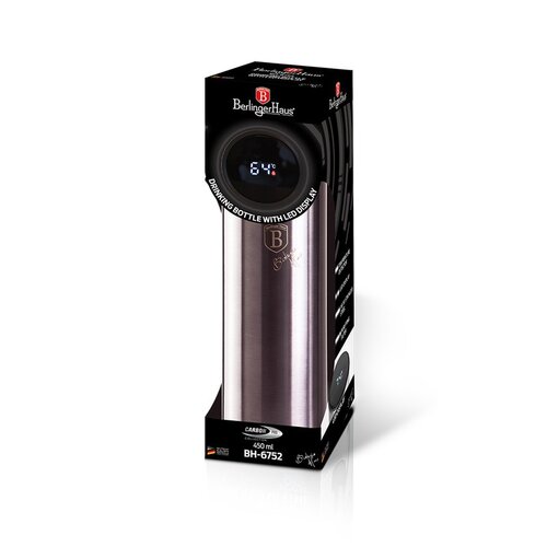 Berlinger Haus Termoska SMART múdra fľaša Carbon PRO Line, 450 ml