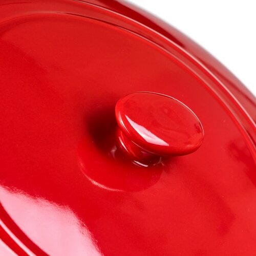 Foma ovală cu capac Banquet Culinaria Red 3,6 l