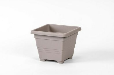 Plastia Kvetináč Begonia 60 x 60, sv. sivá