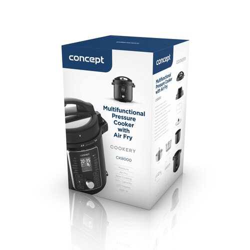 Concept CK8000 oală sub presiune multifuncționalăCOOKERY