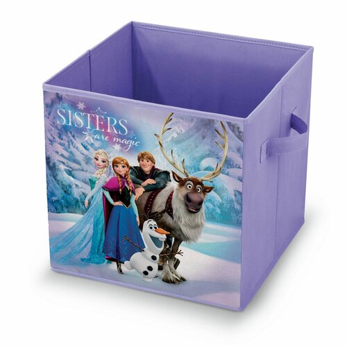 Domopak Living Pudełko do przechowywania z motywem Disney Frozen, 32 x 32 x 32 cm