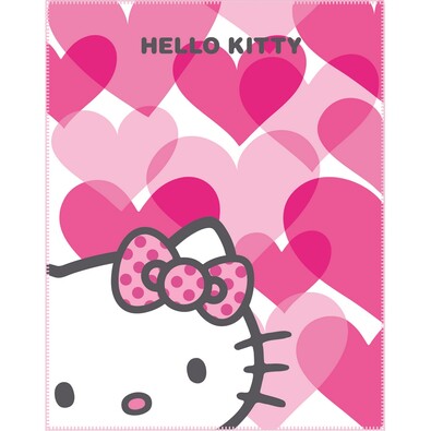 Dětská deka Hello Kitty Mimi Love Pink, 110 x 140