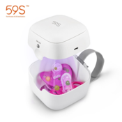 59S UVC LED Mini Box sterilizátor, růžová