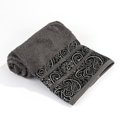 Ręcznik Ornament grafitowy, 50 x 90 cm