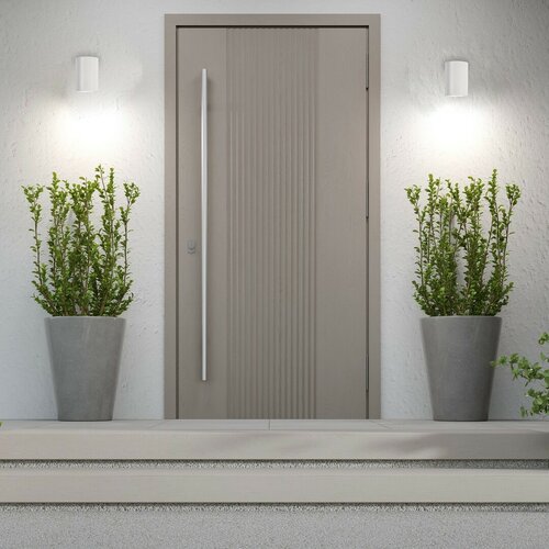 Rabalux 77161 zewnętrzna lampa ścienna LED Urfa, 9 W, IP65, biały