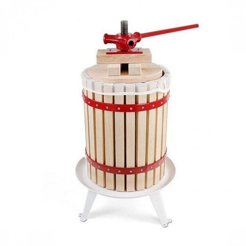 Presă manuală Aldotrade pentru fructe cu pânză,18 l
