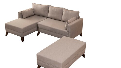 Sofa narożna Bella Narożnik Lewy 2 Kremowy