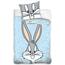 Dětské bavlněné povlečení do postýlky Králíček Bugs Bunny modrá, 100 x 135 cm, 40 x 60 cm