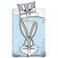 Dziecięca pościel bawełniana do łóżeczka Królik Bugs Bunny niebieski