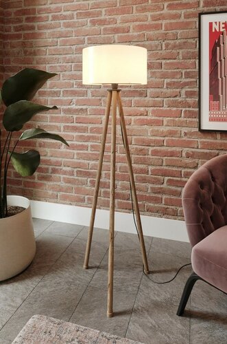 Stojací lampa KS-11104 Cream Brown