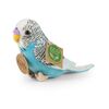 Rappa Plush pasăre cherub albastru, 11 cm, cusunet