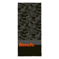 Bench Badetuch grau-schwarz , 80 x 180 cm