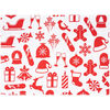 Vianočné prestieranie Darčeky červená, 33 x 45 cm