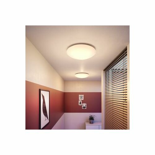 Philips 31802/31/EO lampa sufitowa LED Suede 1x 24 W 2350 LM 2700 K IP20 38 cm, biały