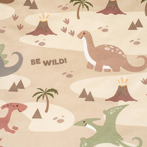 4Home Kinderbettwäsche aus Baumwolle Dino World, 140 x 200 cm, 70 x 90 cm