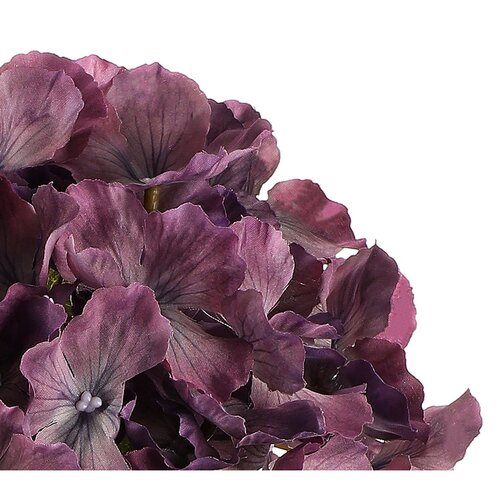 Floare artificială Hydrangea violet, 20 x 20 x 50cm