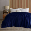 4Home Bawełniana narzuta na łóżko Claire navy, 220 x 240 cm