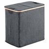 GEDY 133808 Yoshi koš za perilo 53 x 51 x 34 cm,bambus, siva