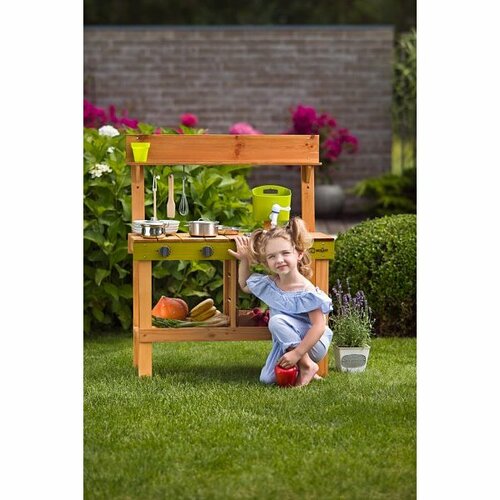 Woody Kinder-Gartenküche Rosalie, 77 x 95 x 34 cm