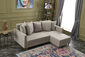 Eckklappsofa Bett Aydam Right Cream