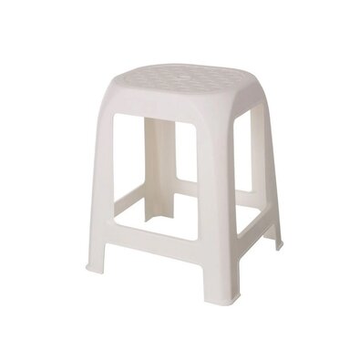 DESIGN műanyag szék, fehér, 41 x 35 x 46 cm