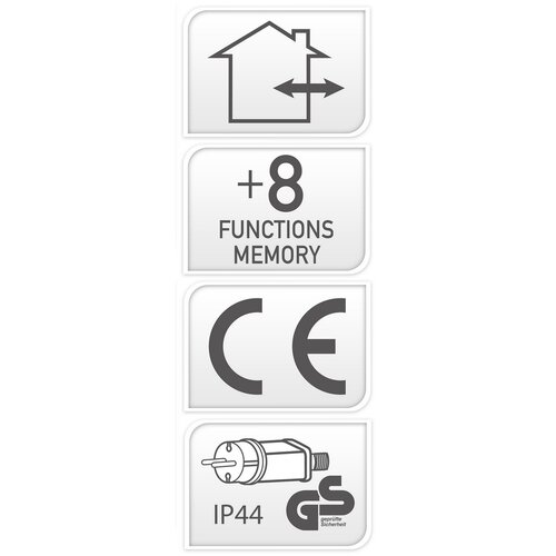 Weihnachtslichterkette Twinkle Farbig, 400 LED