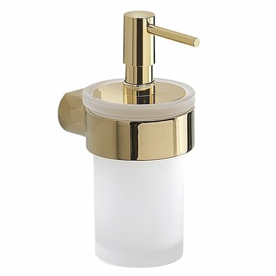 GEDY PI8187 Pirenei dozirnik za milo mlečnosteklo/zlato, 110 ml